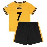 Wolves Pedro Neto #7 Replica Home Minikit 2024-25 Short Sleeve (+ pants)